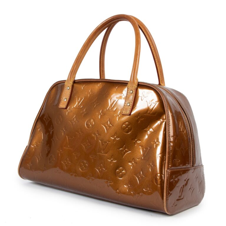 Tompkins square patent leather handbag Louis Vuitton Brown in Patent  leather - 21793940