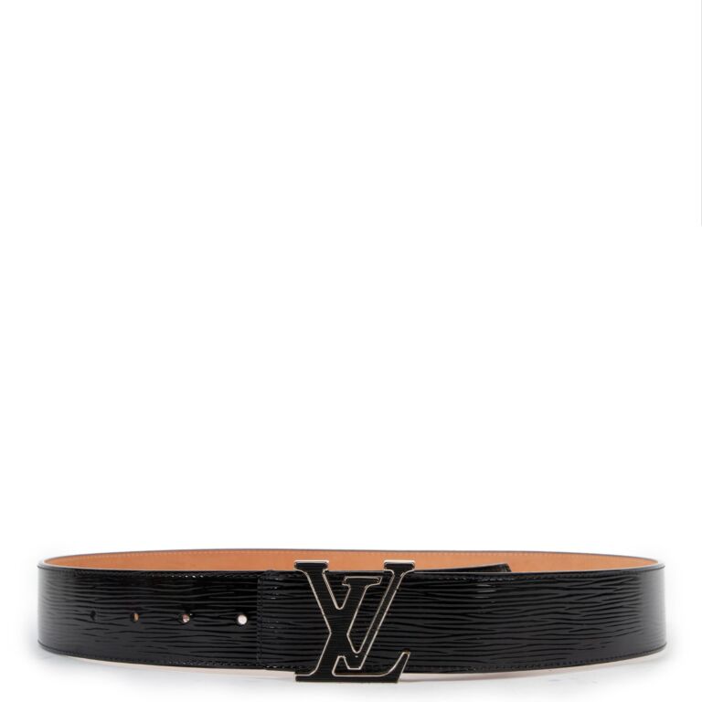 Initiales leather belt Louis Vuitton Black size XS International in Leather  - 37139007