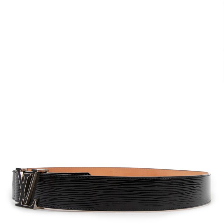 LOUIS VUITTON エピブラックベルト LOUIS VUITTON ルイヴィトン ベルト エピ ブラック 紳士用