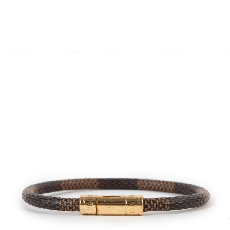 Louis Vuitton Ebene Keep It Bracelet 19 – The Closet