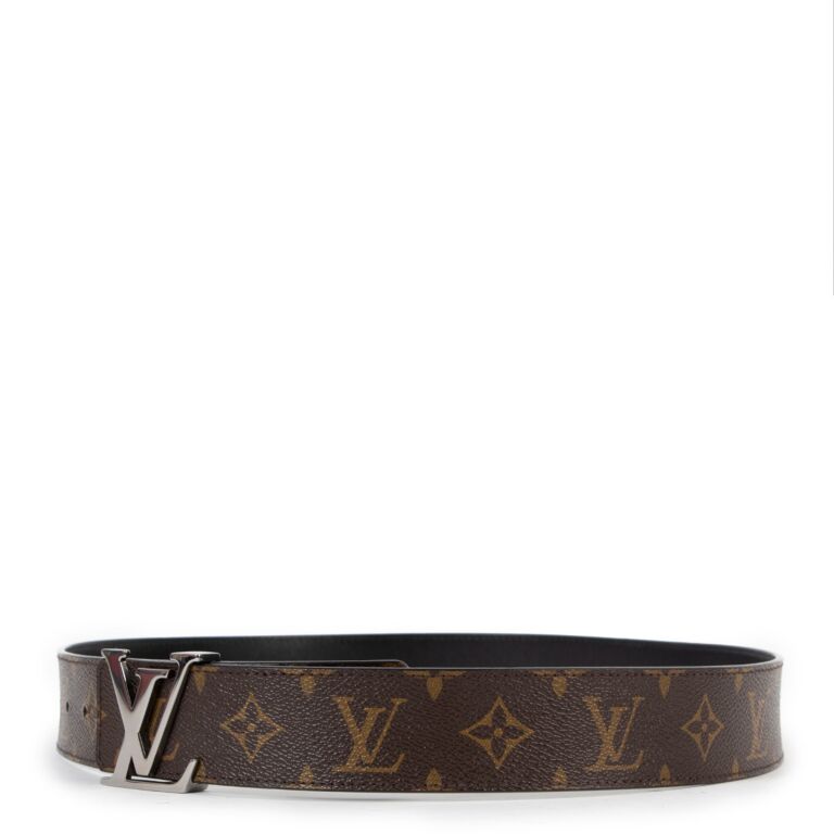 Shop authentic Louis Vuitton Monogram Reversible Initiales Belt at revogue  for just USD 450.00