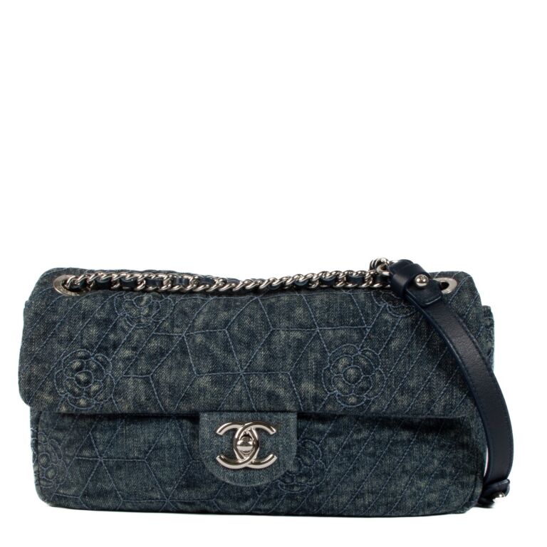 Chanel denim classic medium flap bag new arrivals
