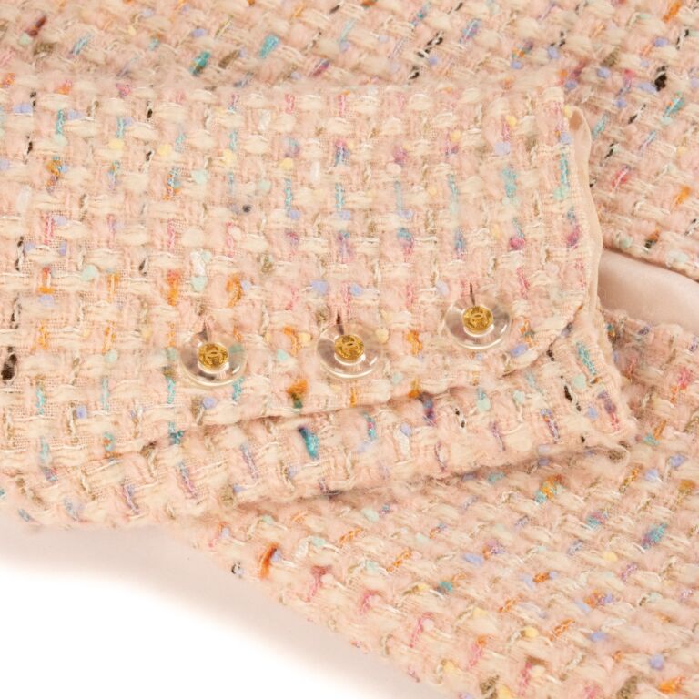 最新情報 Tweed Pink Pastel 94P Chanel Jacket/Dress Labellov ○ Set サーフィン・ボディボード