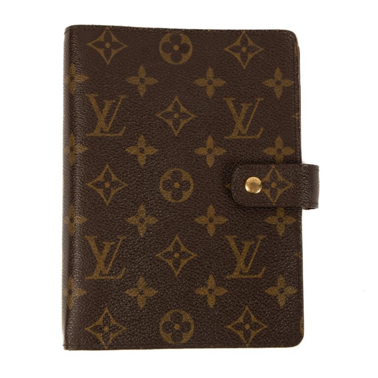 Medium Ring Agenda Cover - Luxury Monogram Canvas Brown