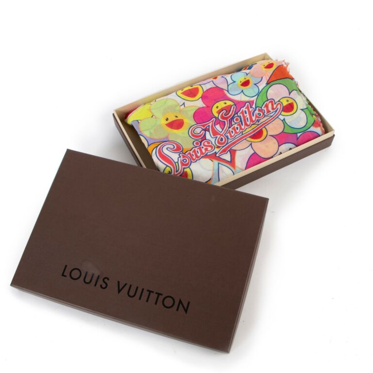 Louis Vuitton x Takashi Murakami 1990-2000 Monogram Cherry Scarf