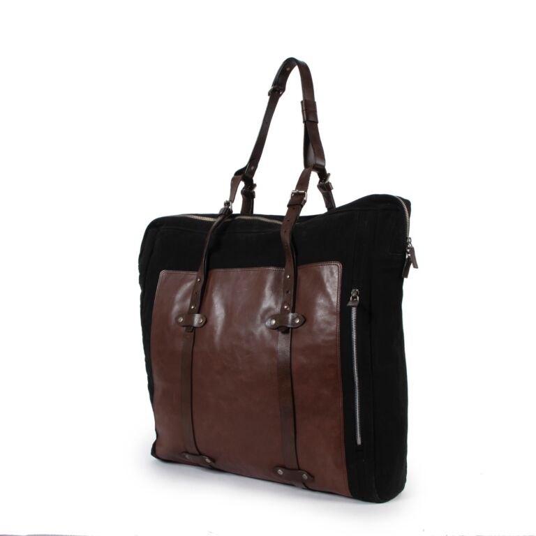 Dries Van Noten Black and Brown Travel Bag ○ Labellov ○ Buy and