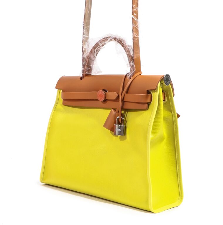 Hermes herbag deals yellow