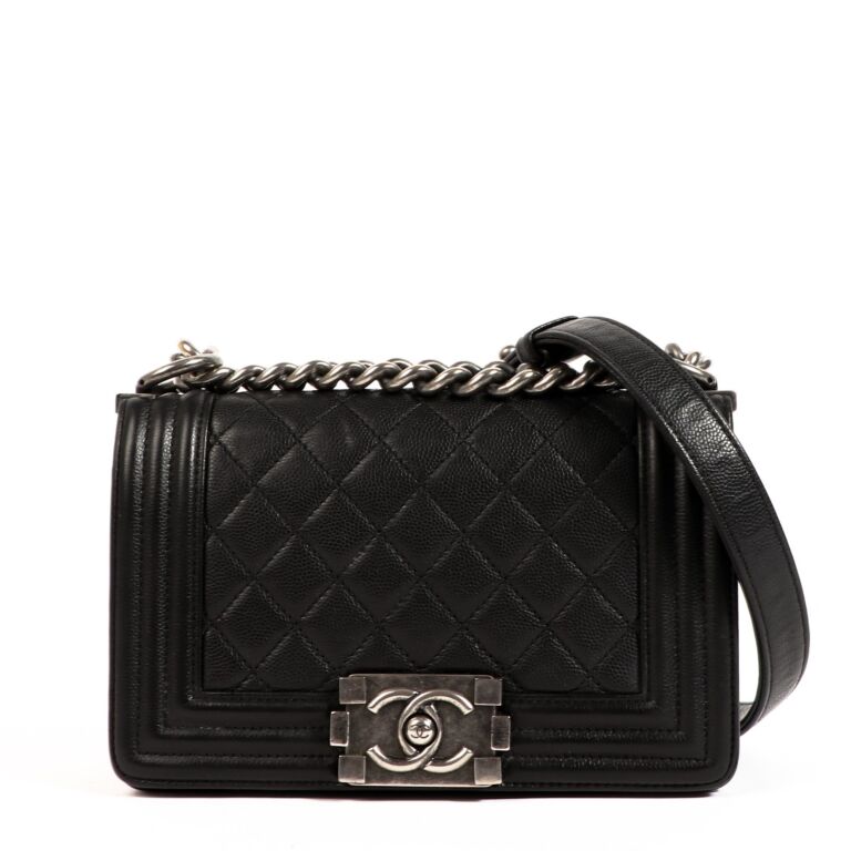 Chanel Coco Mark Matte Caviar Skin Tote Bag
