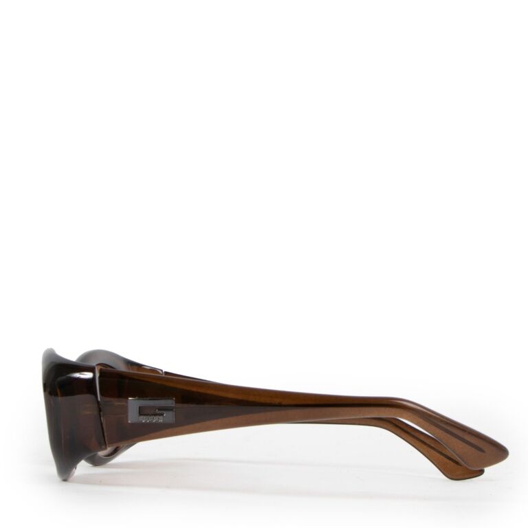 Gucci GG2432 Vintage Brown Translucent Sunglasses