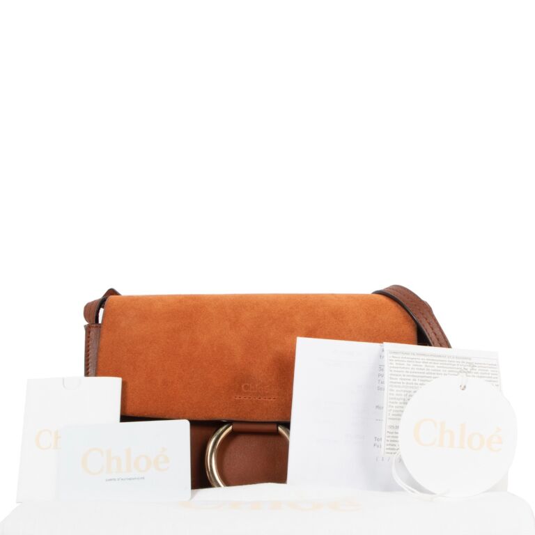 Chlo Tobacco Faye Small Crossbody Bag Labellov Buy and Sell
