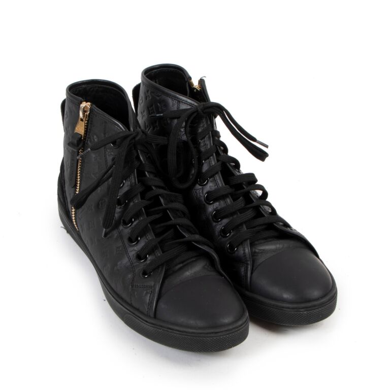Louis Vuitton Sprinter High-top Sneaker - Python Leather Size 9.5 LV/ 11 USA
