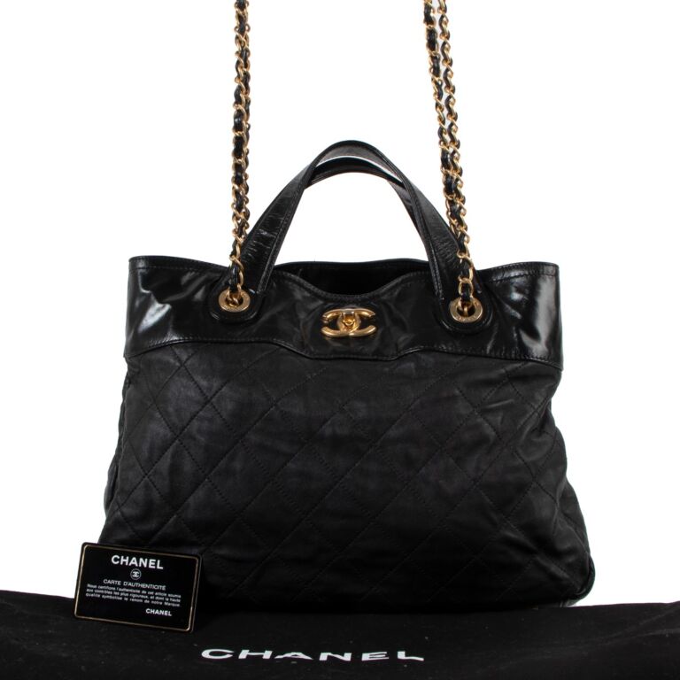 Chanel '17 Quilted Large Shopping Double Handle Tote – The Little Bird