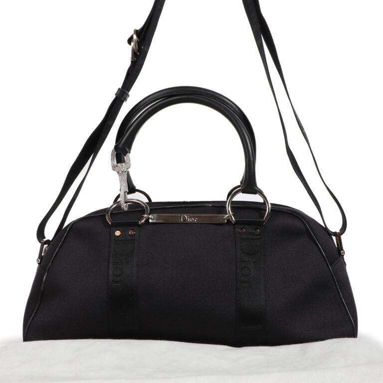 Christian Dior Black Hardcore Boston Top Handle Bag Labellov