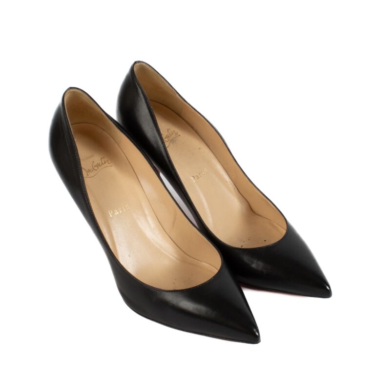 Christian Louboutin Black Piou Piou 85 Heels Size 40.5