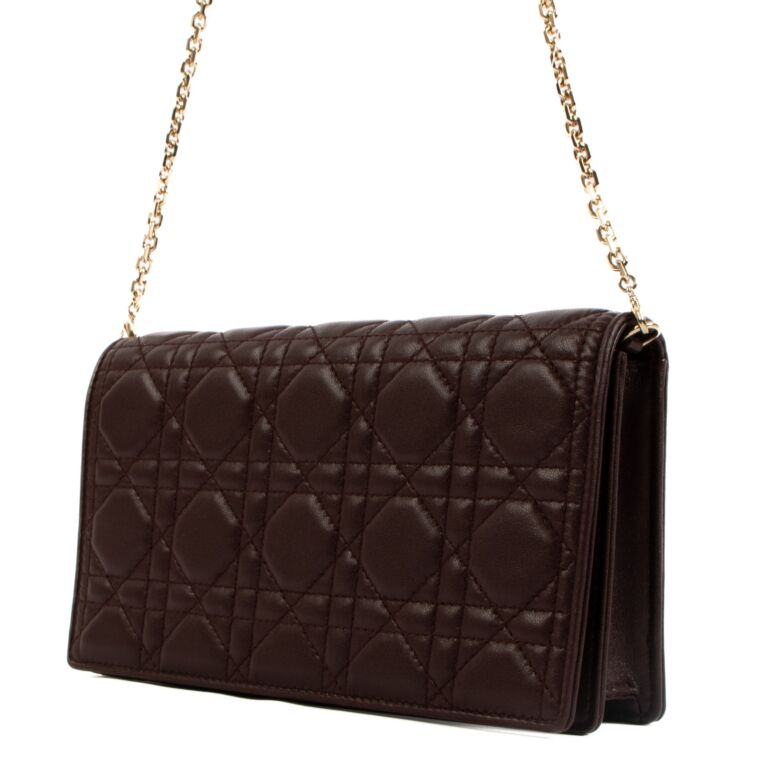 Dior clutch with chain cheap