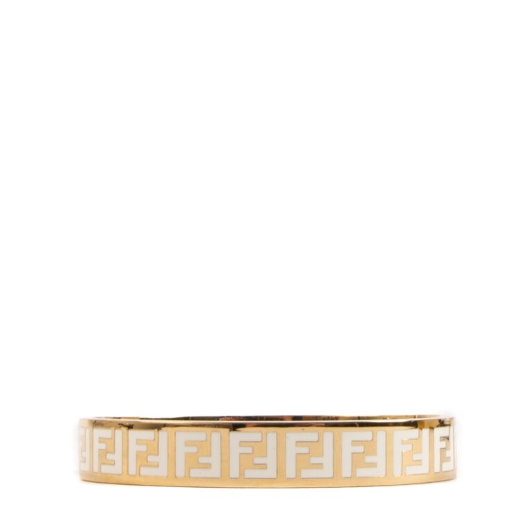 Fendi Gold Toned Logo Bracelet (Retail $370) NWT | eBay