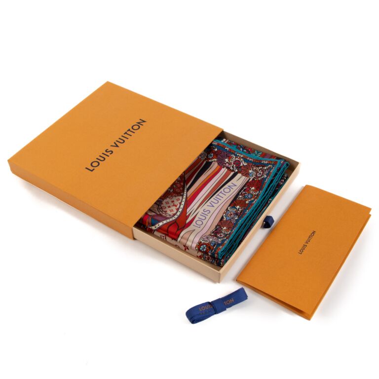 Louis Vuitton The World is Yours Printed Silk Scarf