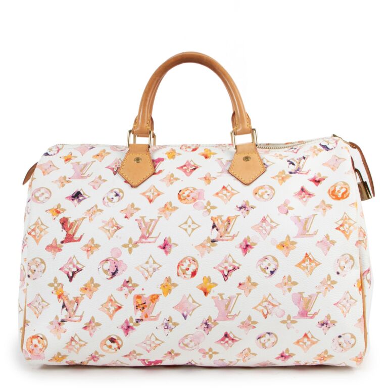 Louis Vuitton, Bags, Louis Vuitton Auth Monogram Watercolor Speedy 35