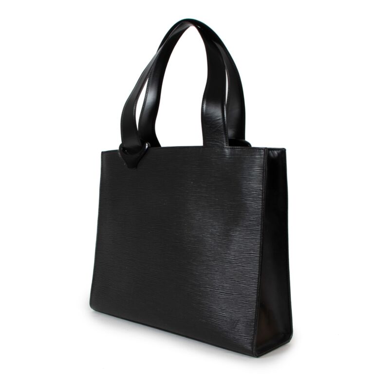 Louis Vuitton Black Epi Leather Minuit Bag at Jill's Consignment