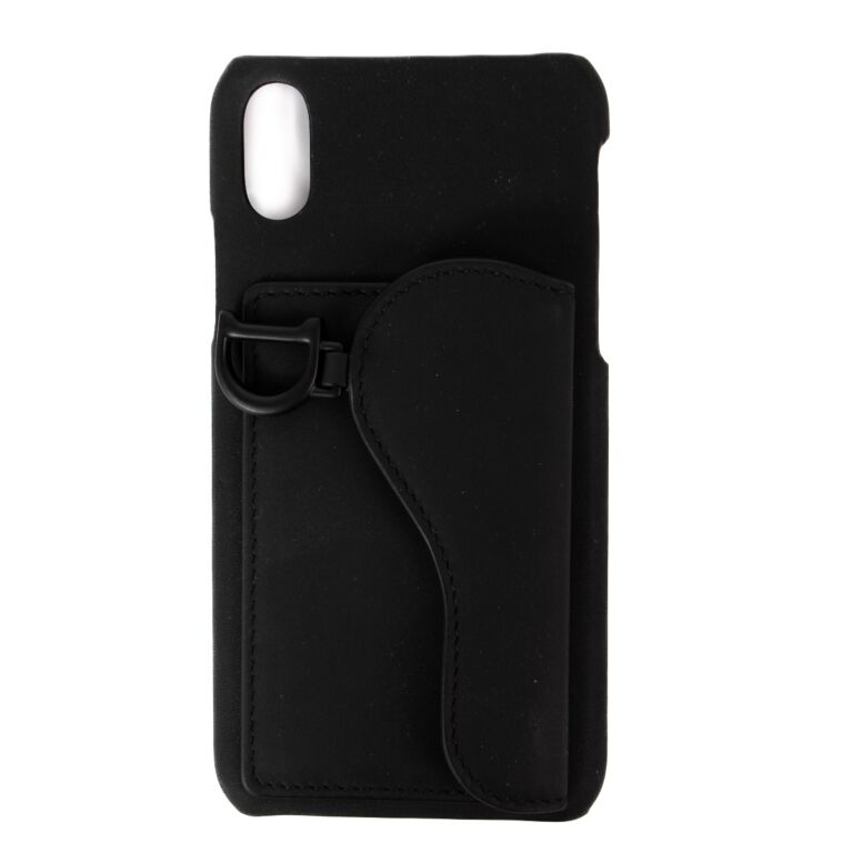 Christian Dior Black Saddle iPhone Xs/X Case ○ Labellov