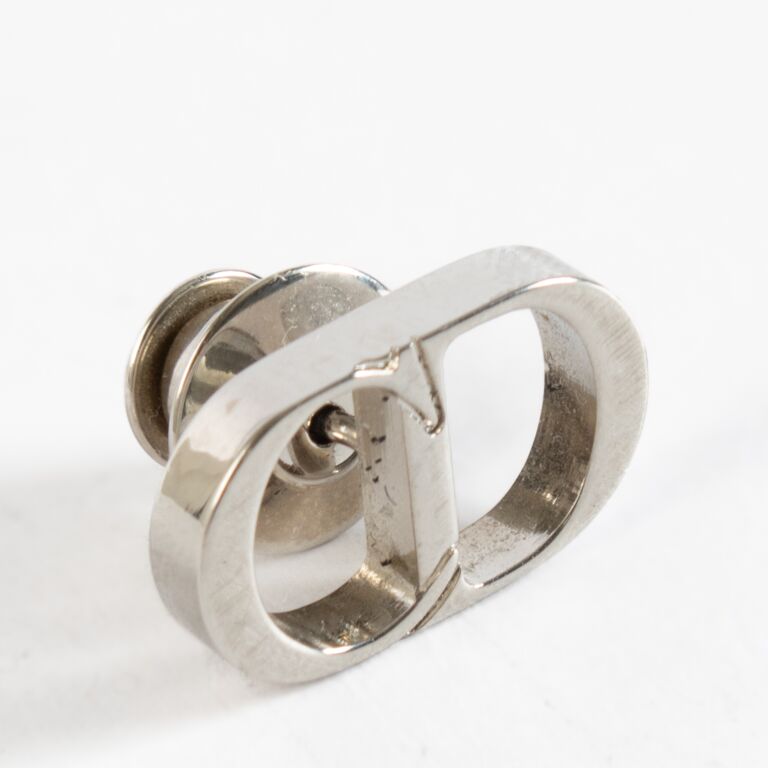 Christian Dior Steel CD Icon Brooch ○ Labellov ○ Buy and Sell