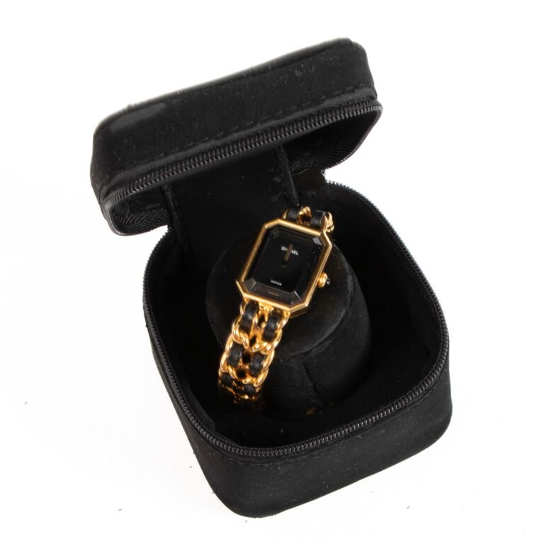 M*i様 CHANEL Montres Watches ゴールド ブラック Chanel Premiere Watch Gold #M – AMORE Vintage Tokyo