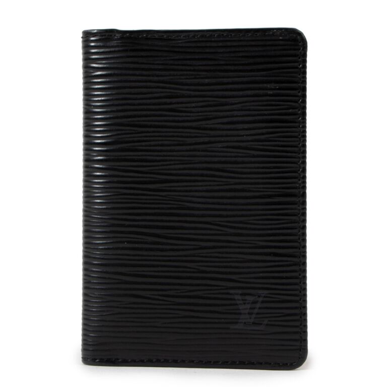 Vuitton Black Epi Leather Card Holder Labellov ○ Buy and Sell Authentic