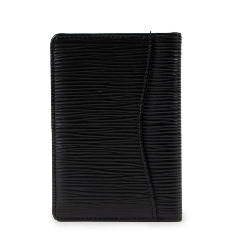 Louis Vuitton Pocket Organizer Black EPI