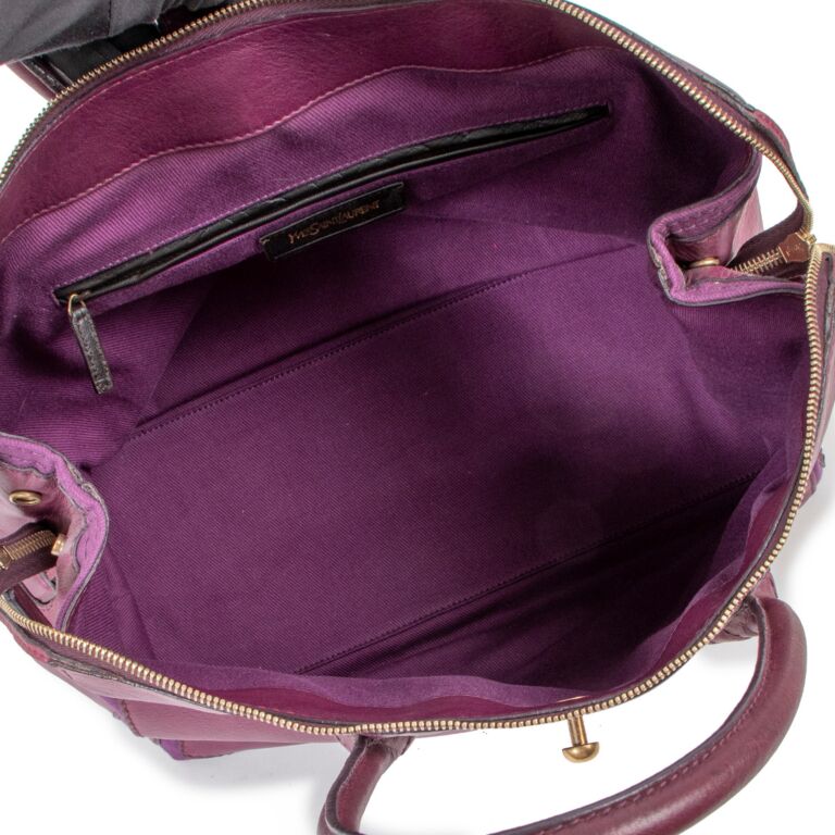 Purple new arrivals ysl bag