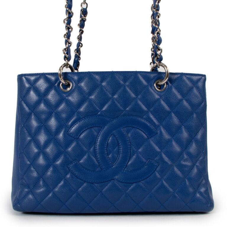 Chanel Shopping Coco Transparent Clear Quilted Lambskin Blue Pvc and Leather  Tote at 1stDibs