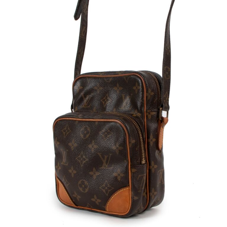 Louis Vuitton Vintage Monogram Messenger Bag Brown