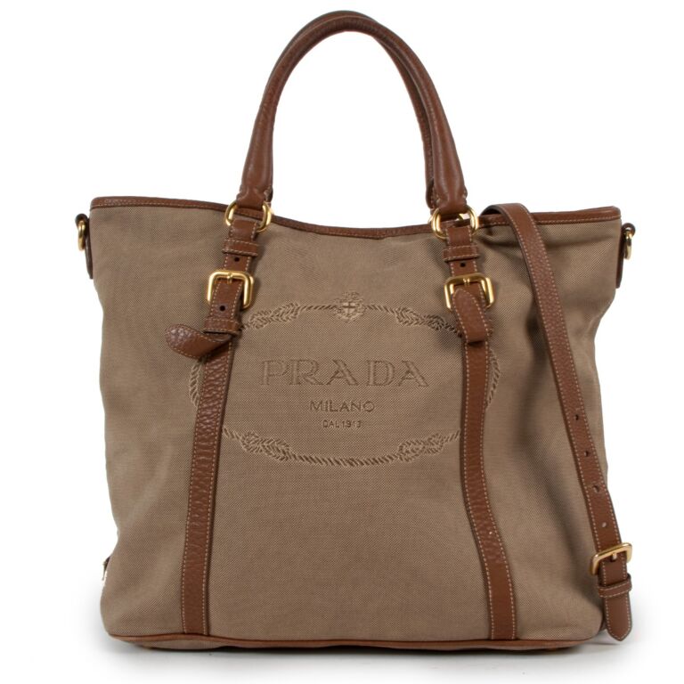Prada hot sale tote canvas