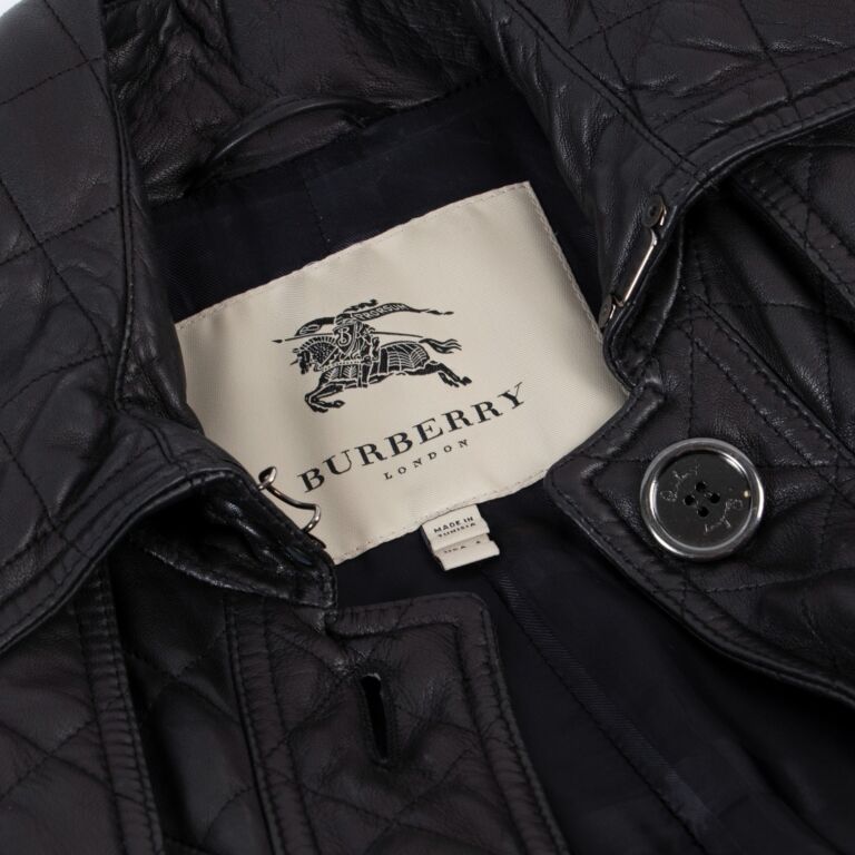 Burberry best sale black coat