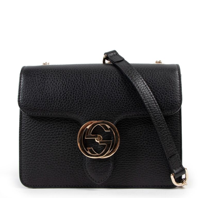 Gucci Interlocking GG Leather Crossbody