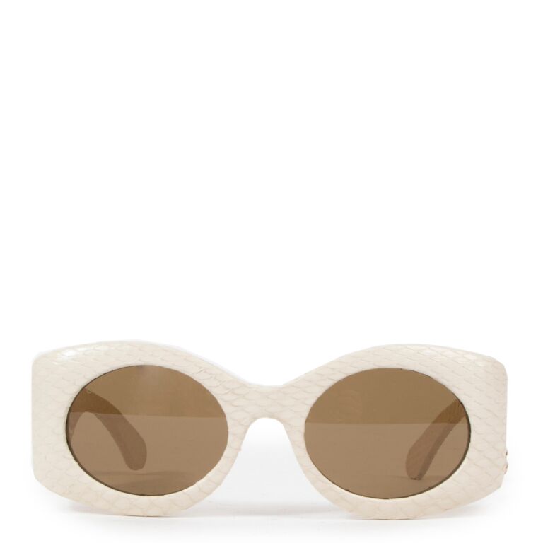 Gucci GG0815S Cream Python GG Bamboo Sunglasses Labellov Buy