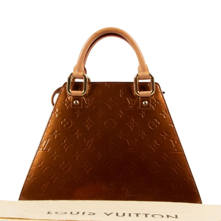 Louis Vuitton Bronze Monogram Vernis Forsyth GM Bag Louis Vuitton