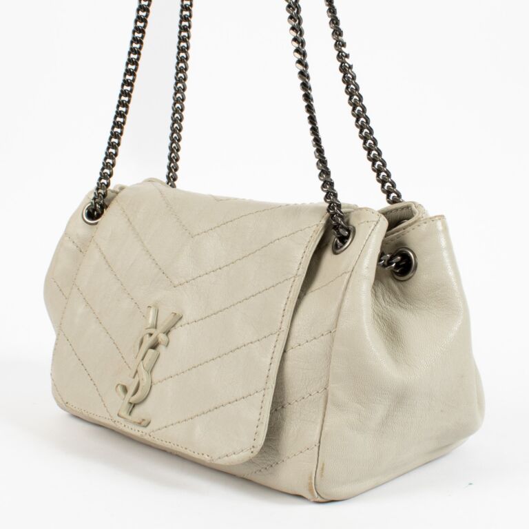 Saint Laurent White Small Nolita Bag ○ Labellov ○ Buy and