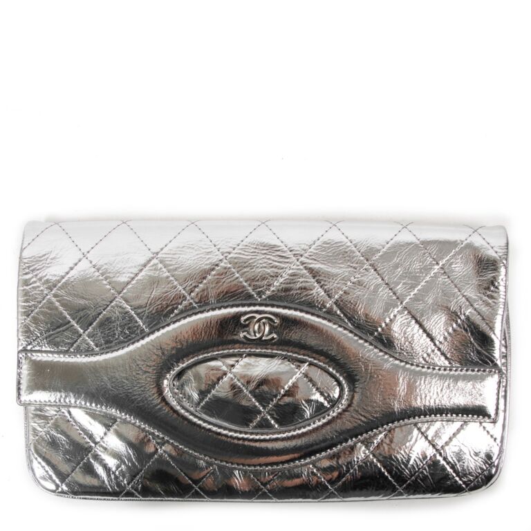Chanel Silver 31 Small Pouch Clutch Labellov Buy and Sell