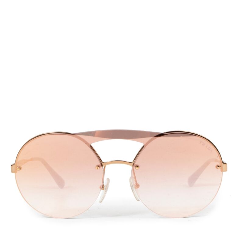 Prada rimless sunglasses cheap