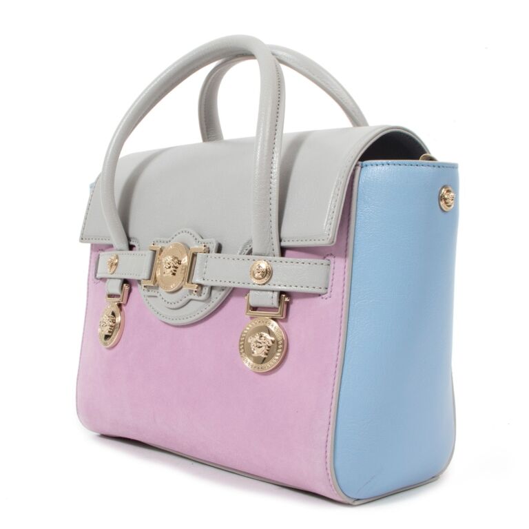 Versace Pastel Signature Small Handbag Labellov Buy and Sell Authentic Luxury