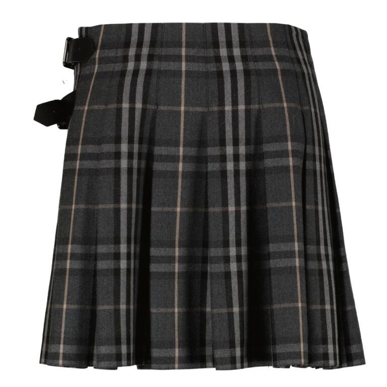 Burberry London Pleated Checked Wool Kilt Skirt Size 38 Labellov Buy and Sell Authentic Luxury