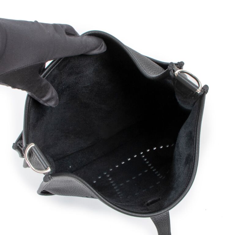 Hermes evelyne 29 black top