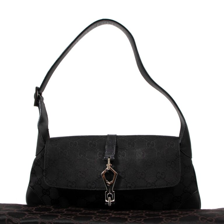 Vintage 00's Gucci by Tom Ford Horsebit Black Suede Hobo Bag – For the Ages