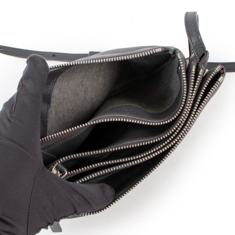 Celine Grey Lambskin Small Trio Bag Labellov Buy and Sell