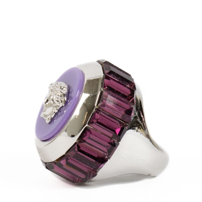 Versace Purple Ring ○ Labellov ○ Buy and Sell Authentic Luxury