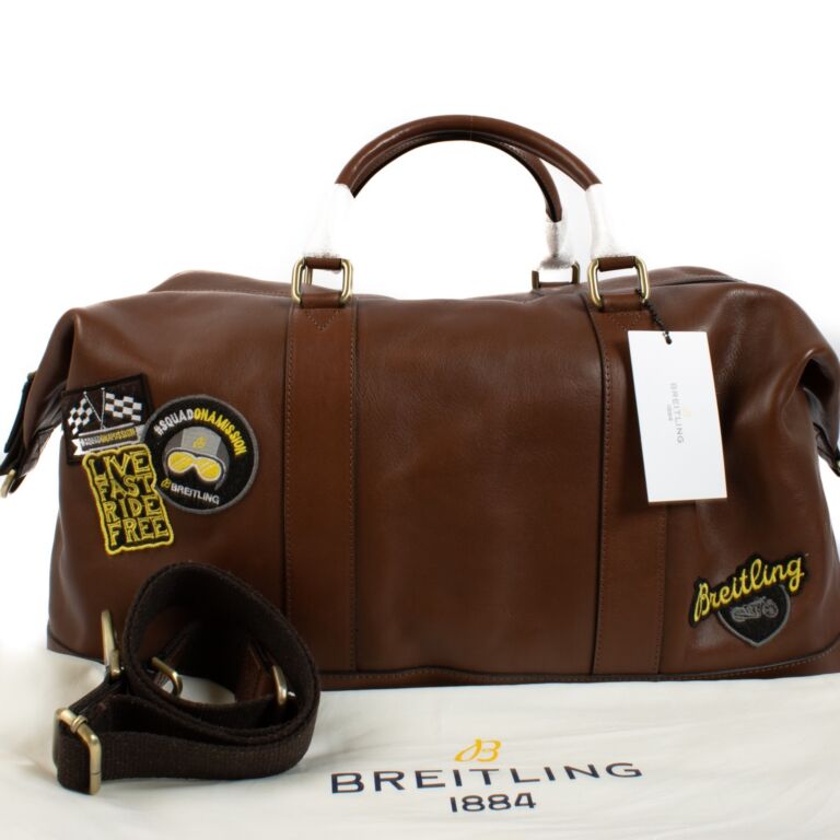 Breitling Brown Weekender Bag ○ Labellov ○ Buy and Sell
