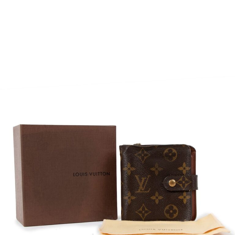 小物 Louis Vuitton Monogram Compact Zip Louis Vuitton Authentic Bifold Wallet Compact Zip Monogram