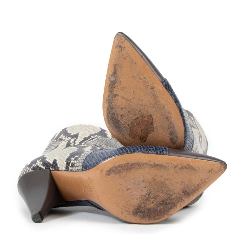 Isabel Marant Exotic Patchwork Ankle Boots ○ Labellov