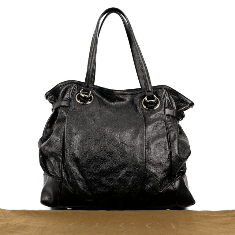 美品 ✨ GUCCI トラベルバッグ レザー ブラック Gucci B large shoulder bag in black GG leather | GUCCI® US