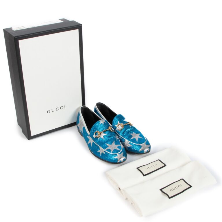 GUCCI ライトブルー レザーリード GUCCI ライトブルー レザーリード